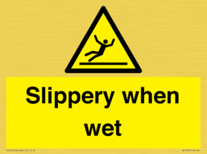 slippery when wet
